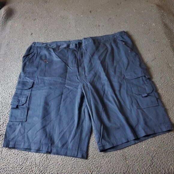 KingSize Cargo Shorts Big Tall Mens Size 50 Blue Cotton Chino Khaki